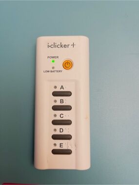 Iclicker + White Student Remote - Plus Response Pad